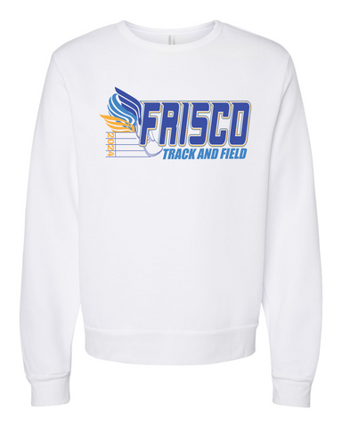 FHS Track and Field White Crewneck Sweatshirt