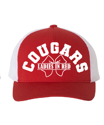 Cougars Ladies in Red Bow Snapback