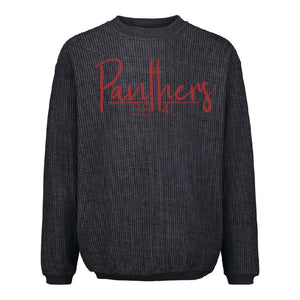 Panthers Corded Crew Pullover