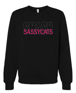 Sassycats  Smash Crewneck Sweatshirts