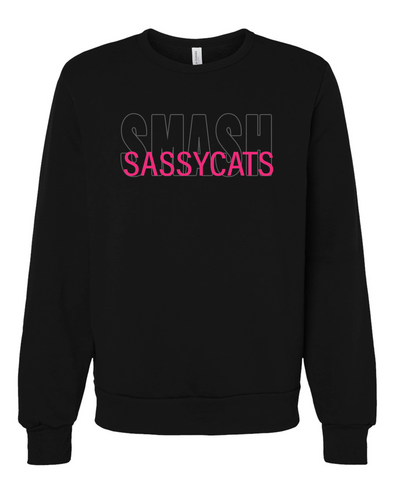 Sassycats  Smash Crewneck Sweatshirts