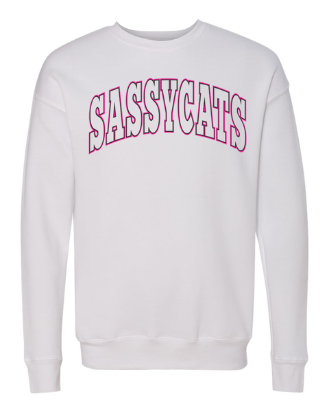 Sassycats Varsity Crewneck Sweatshirts