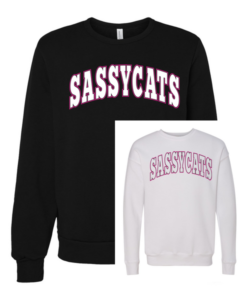 Sassycats Varsity Crewneck Sweatshirts