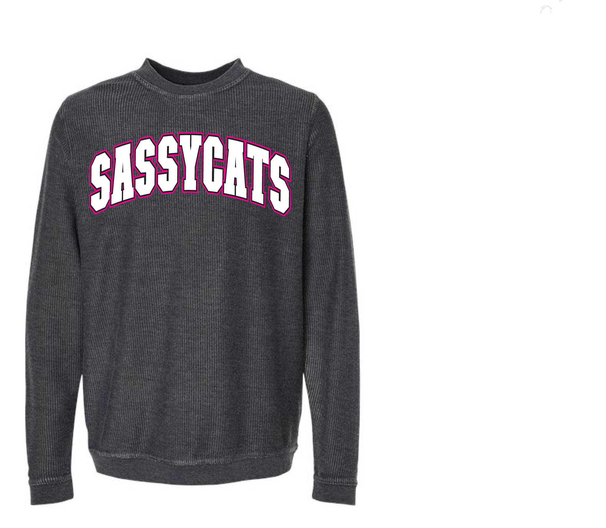 Sassycats Corded Crew Pullover