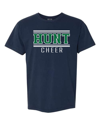 Hunt Cheer Block Comfort Colors Tee