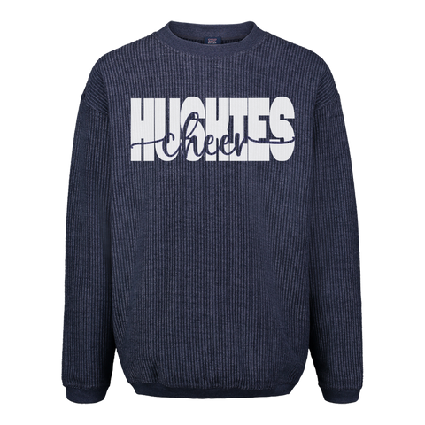 Huskies Inset Corded Crew Sweatshirt