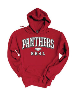 Panthers Varsity Red Hoodie